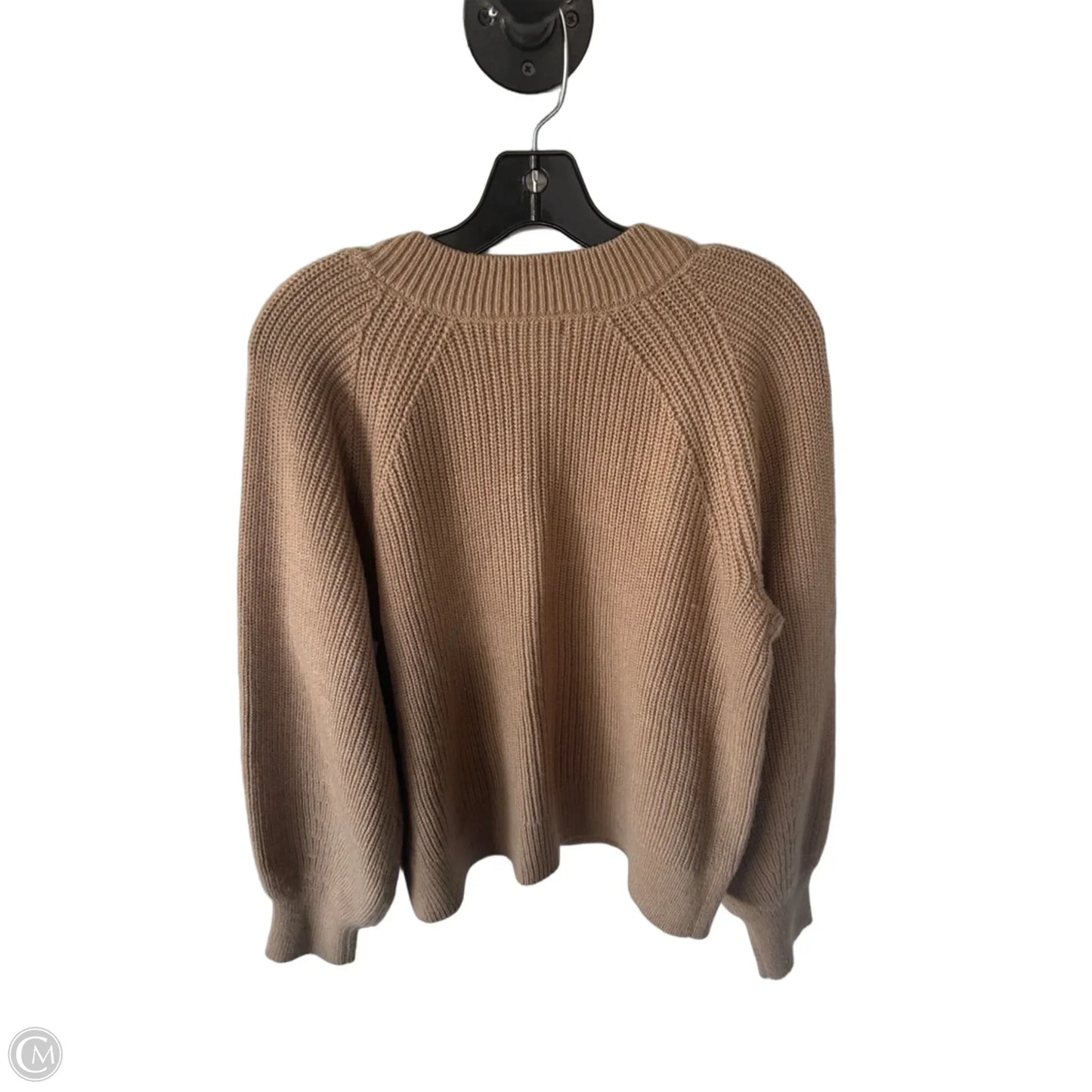 Sweater Cardigan By Banana Republic In Tan, Size: Xl