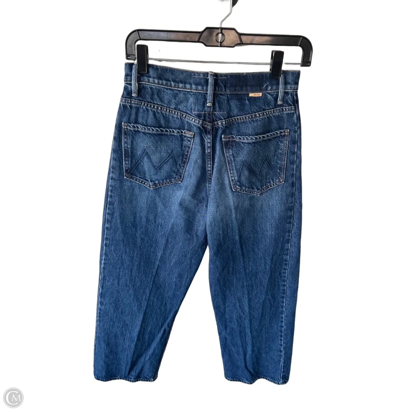 Jeans Straight By Mother In Blue Denim, Size: 0