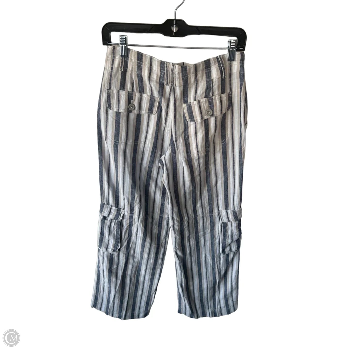 Pants Wide Leg By Pilcro In Blue & White, Size: 4