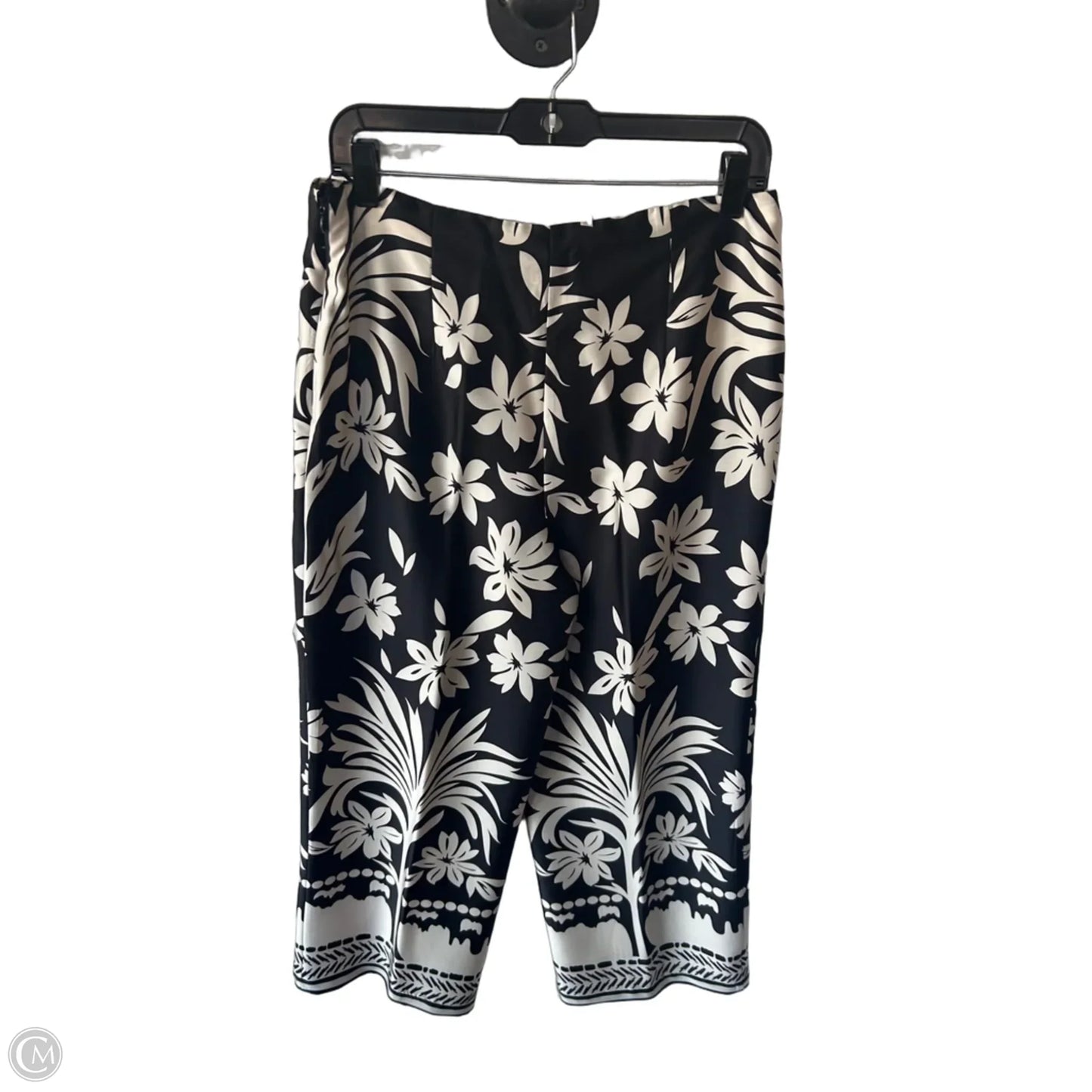 Pants Wide Leg By Industry In Black & Cream, Size: 10