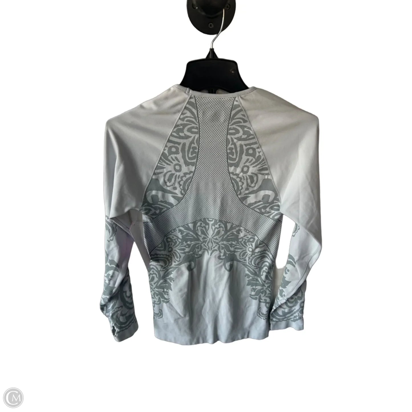 Athletic Top Long Sleeve Crewneck By Athleta In Grey, Size: M
