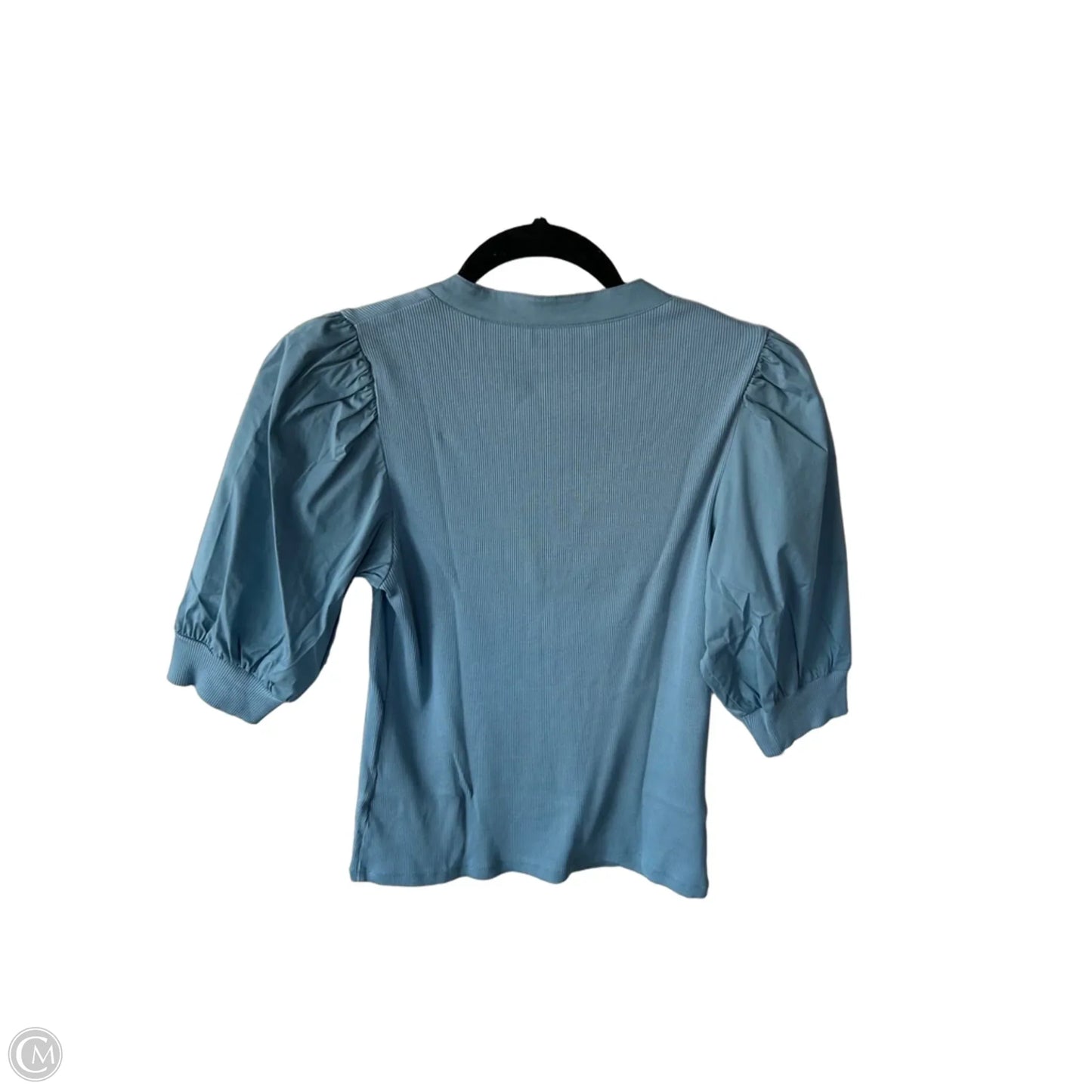 Top 3/4 Sleeve By Veronica Beard In Blue, Size: S