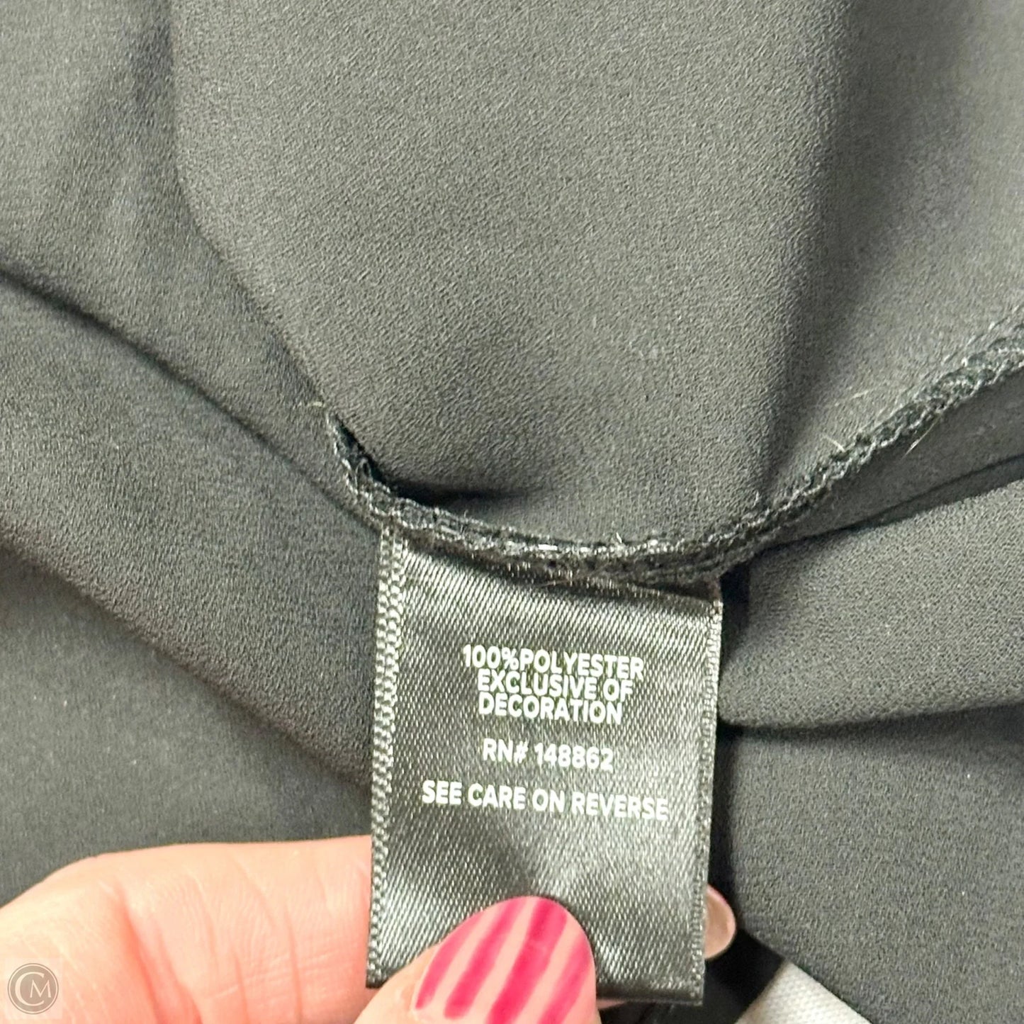 Blouse Short Sleeve By Torrid In Black, Size: 1x