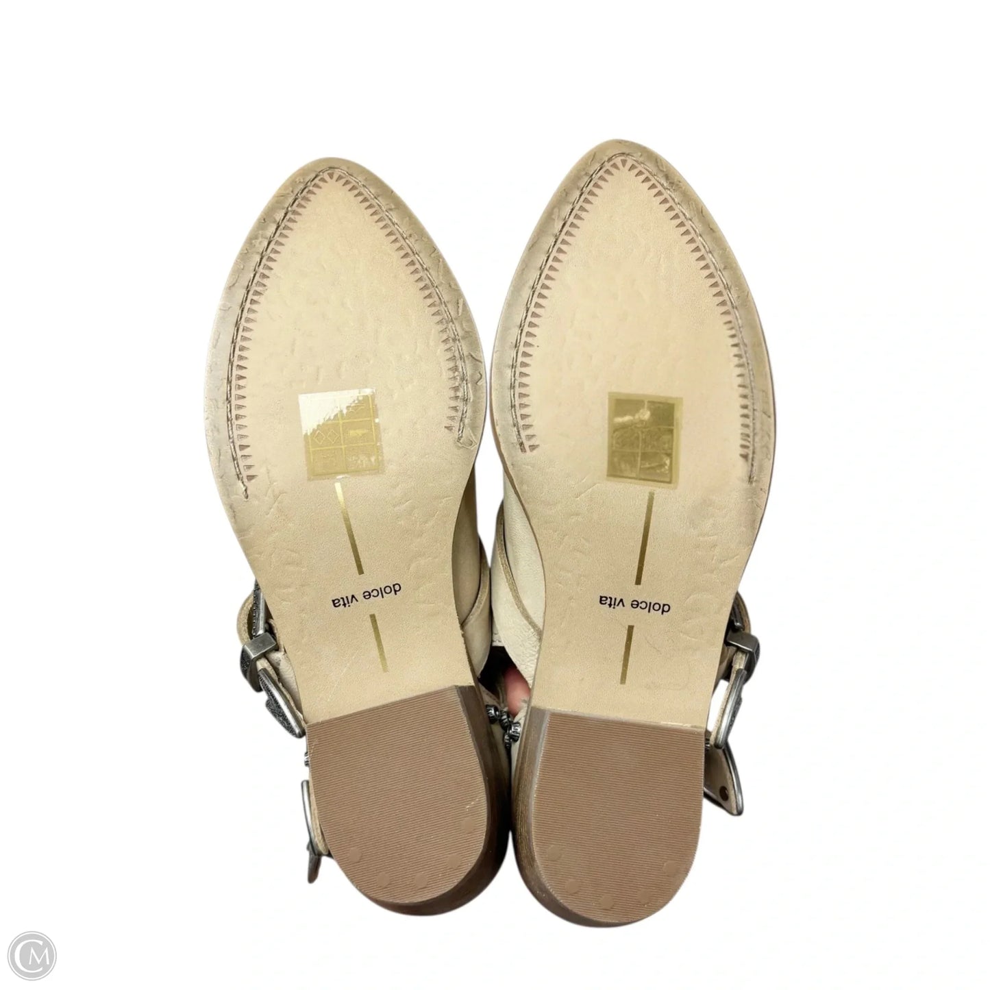 Boots Ankle Flats By Dolce Vita In Cream, Size: 6.5
