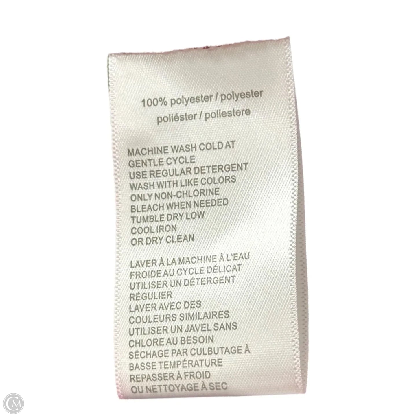 Dress Designer By Halston In Maroon, Size: L