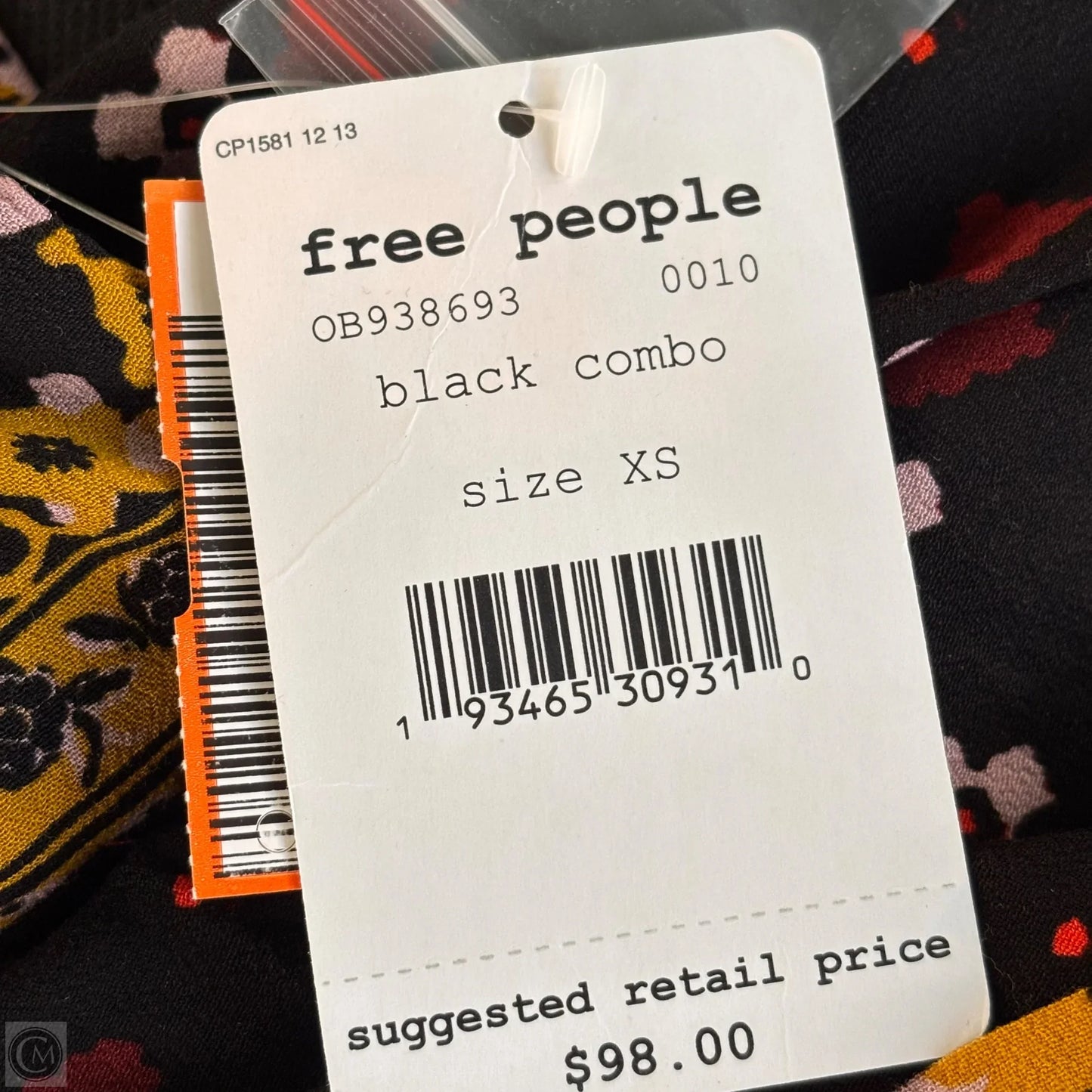 Dress Casual Short By Free People In Black & Yellow, Size: Xs