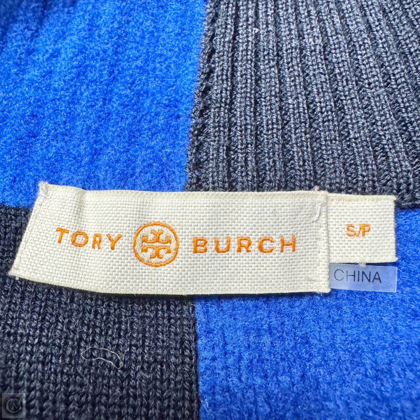 Jacket Designer By Tory Burch In Navy, Size: S