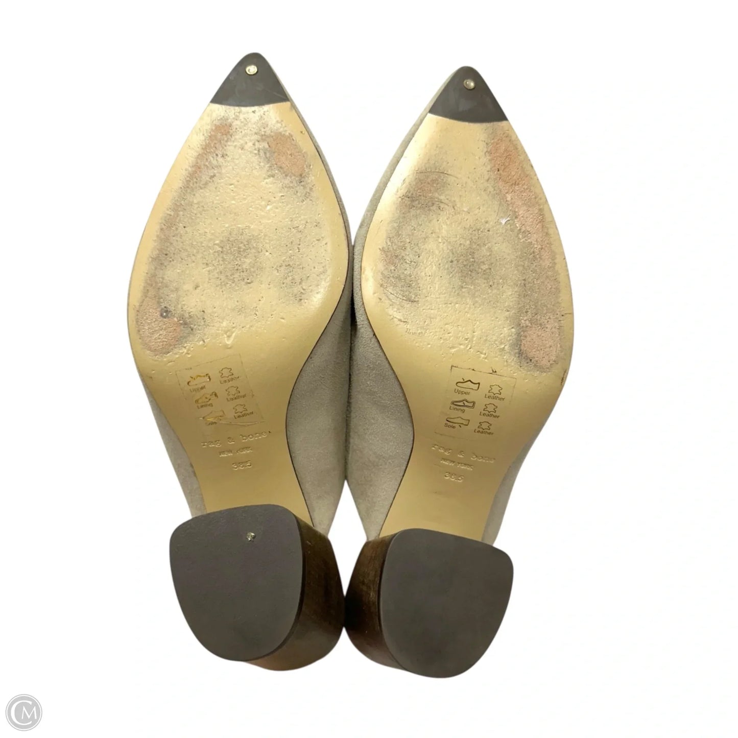 Shoes Heels Block By Rag And Bone In Taupe, Size: 8