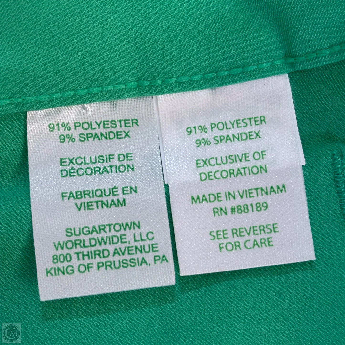 Pants Designer By Lilly Pulitzer In Green & Pink, Size: 6