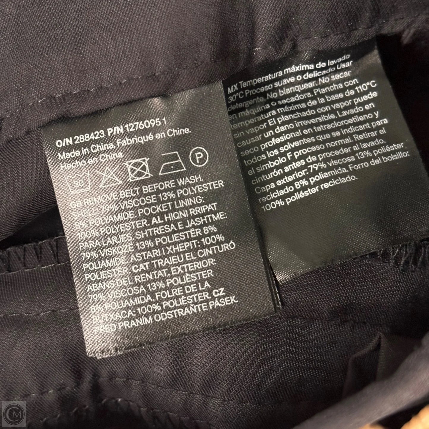 Pants Dress By H&m In Black, Size: 10