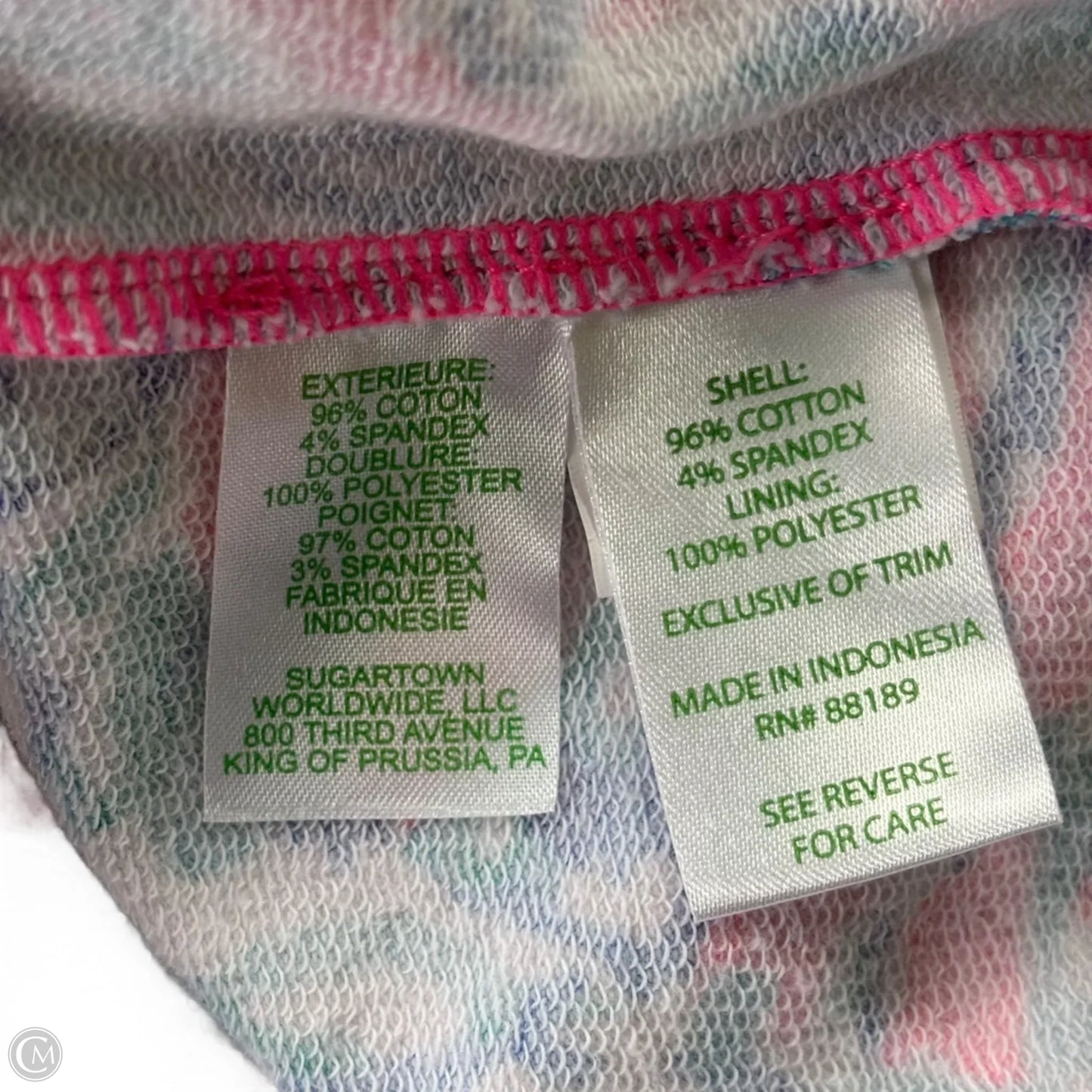 Jacket Designer By Lilly Pulitzer In Blue & Pink, Size: Xs