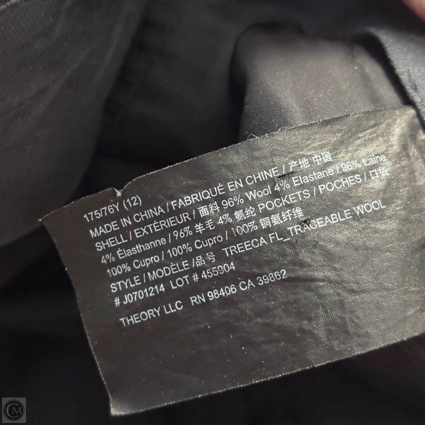 Pants Dress By Theory In Navy, Size: 12