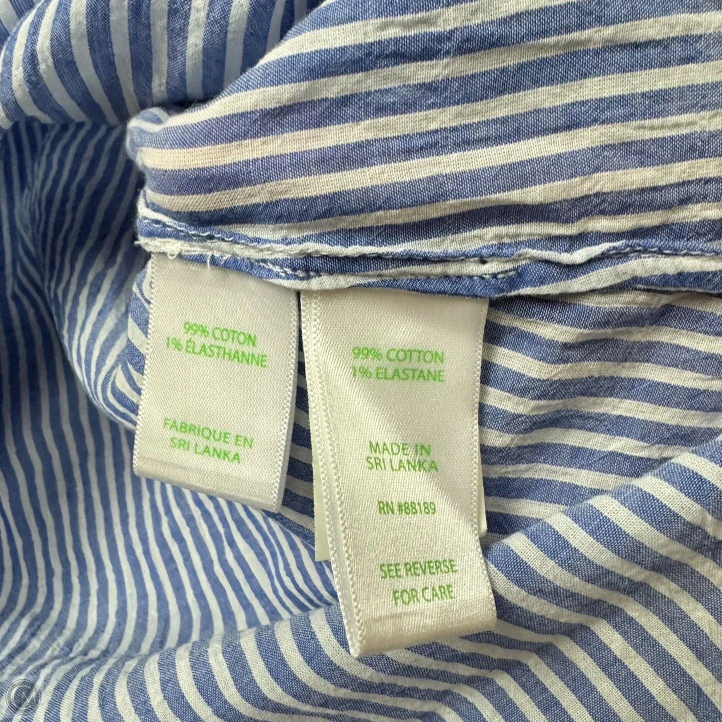 Top Long Sleeve Designer By Lilly Pulitzer In Striped Pattern, Size: Xl