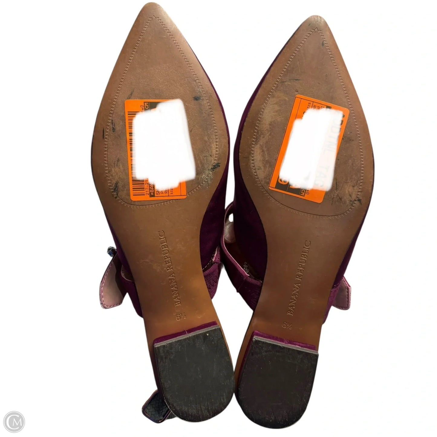 Shoes Flats By Banana Republic In Purple, Size: 6.5