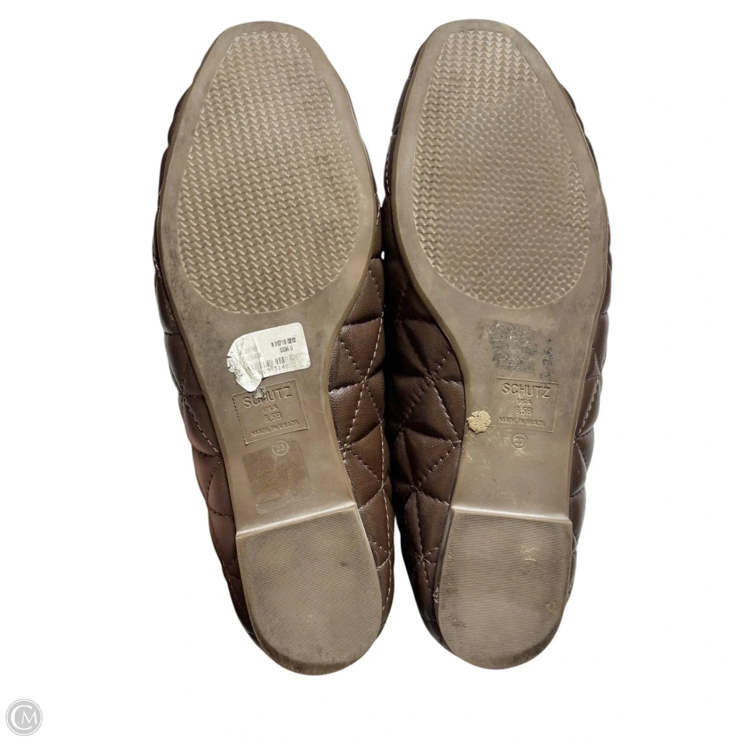 Shoes Flats By Schutz In Brown, Size: 8.5