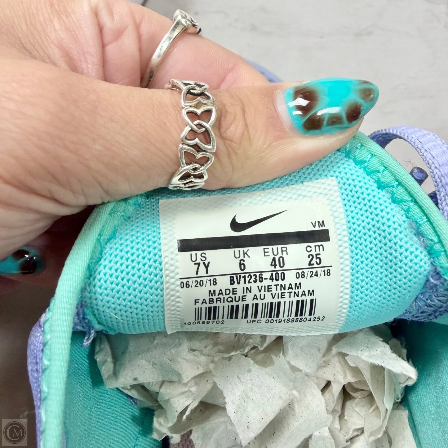 Shoes Athletic By Nike In Purple, Size: 9