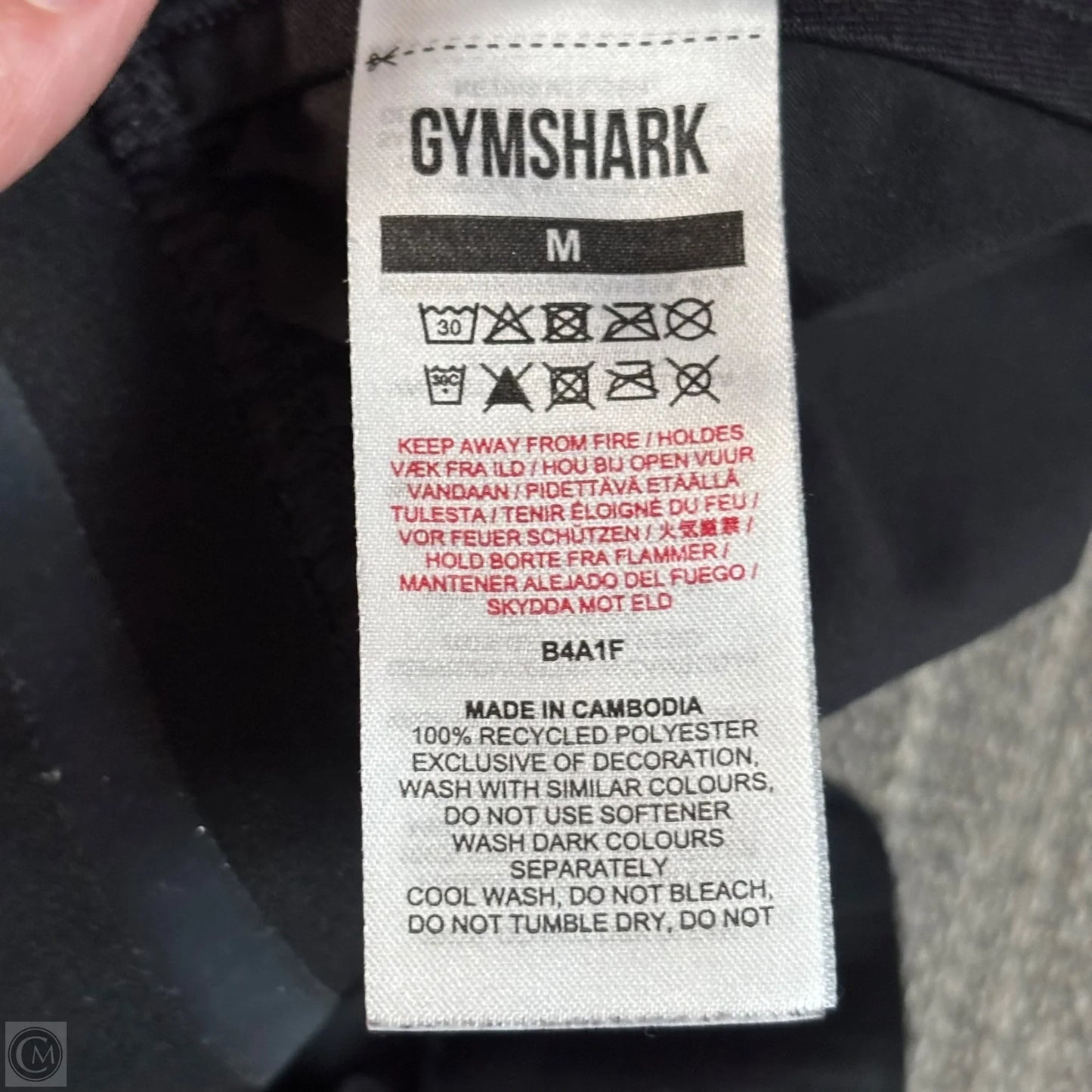 Athletic Shorts By Gym Shark In Black, Size: M