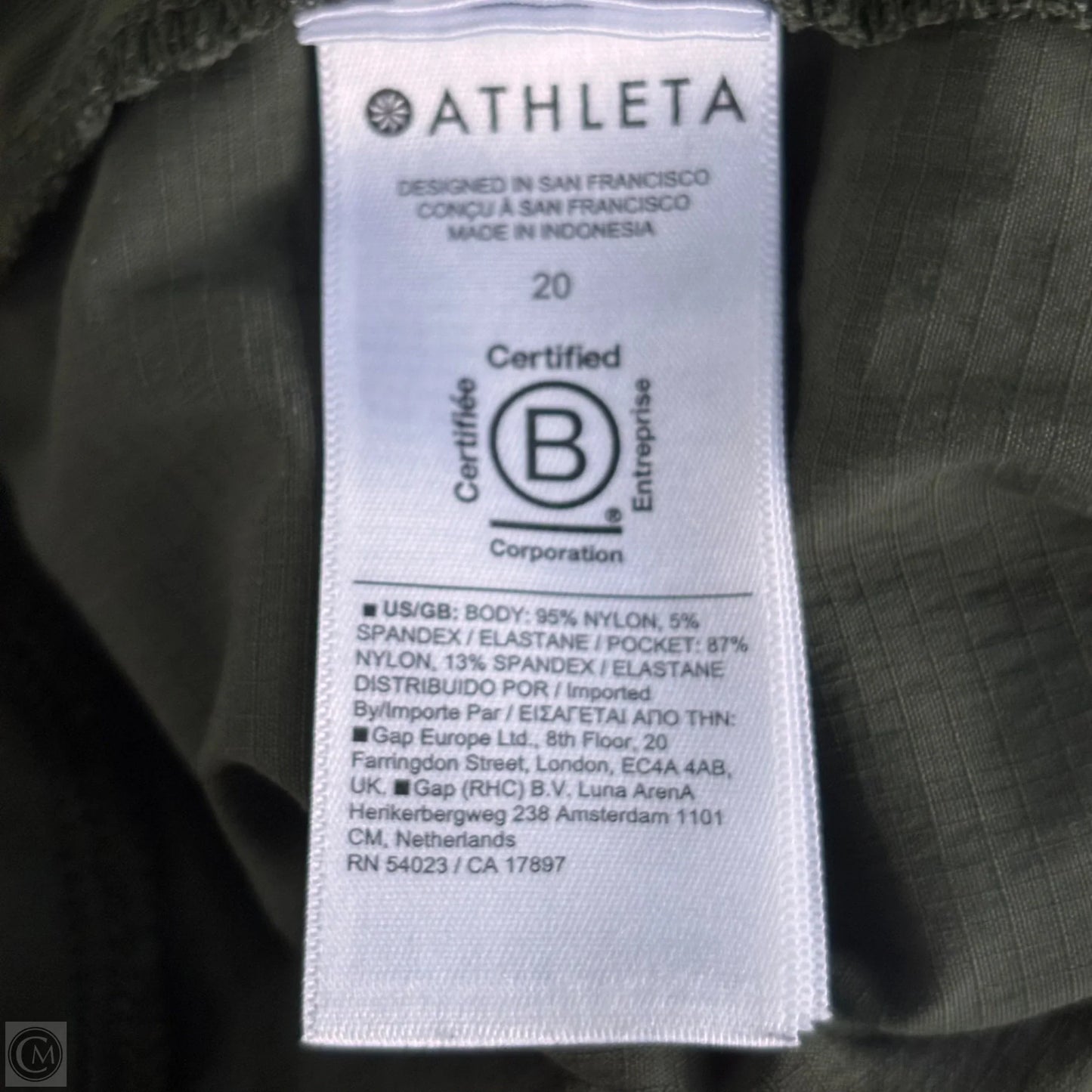 Athletic Pants By Athleta In Green, Size: 2x