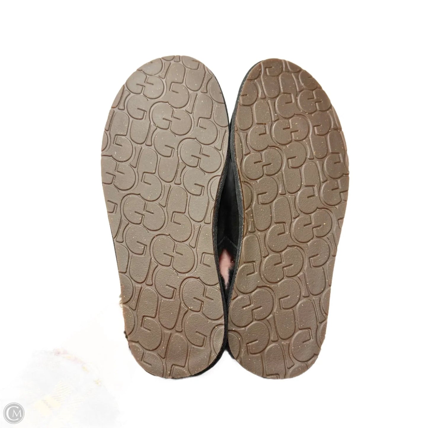 Slippers Designer By Ugg In Black, Size: 8