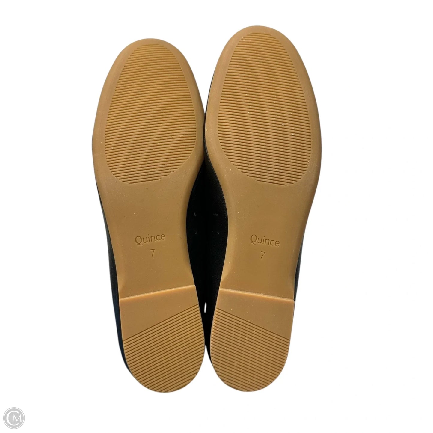 Shoes Flats By Quince In Black, Size: 7