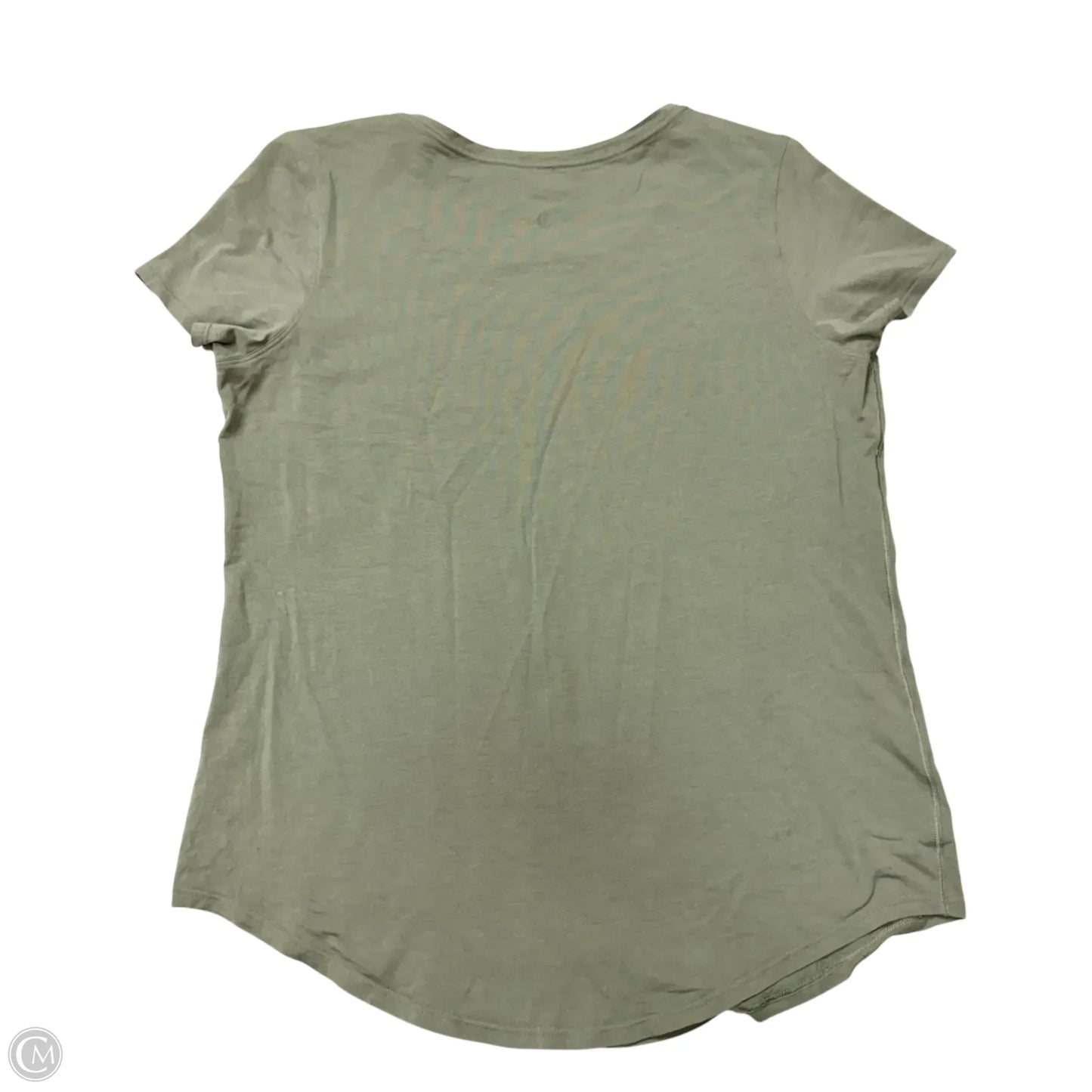Athletic Top Short Sleeve By Lululemon In Green, Size: S