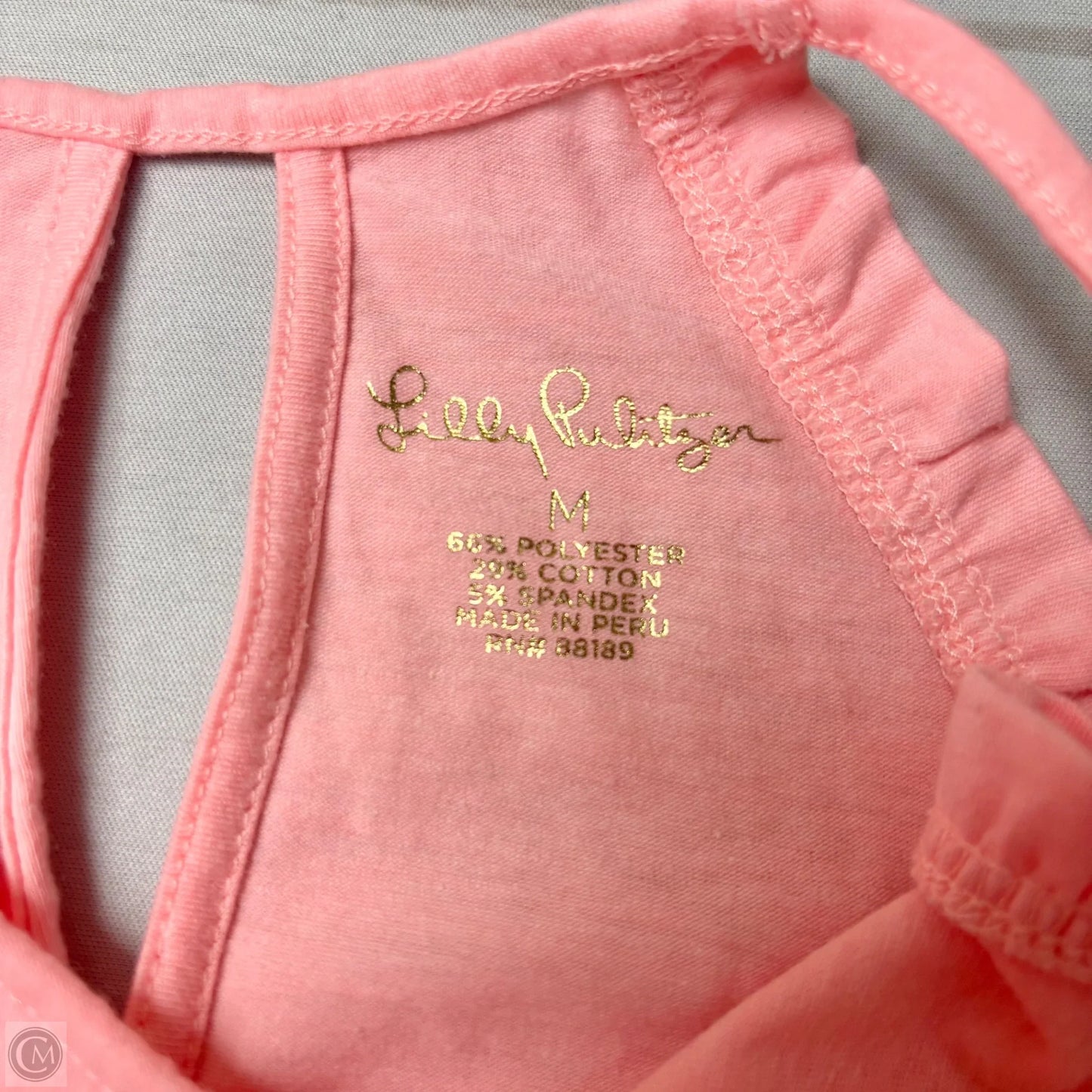 Top Sleeveless Designer By Lilly Pulitzer In Pink, Size: M