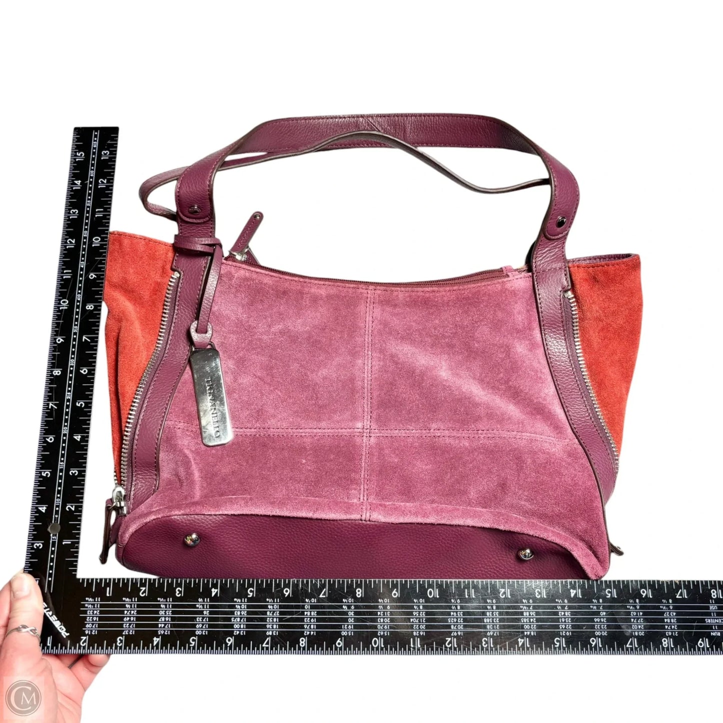 Handbag Leather By Tignanello Purses, Size: Large