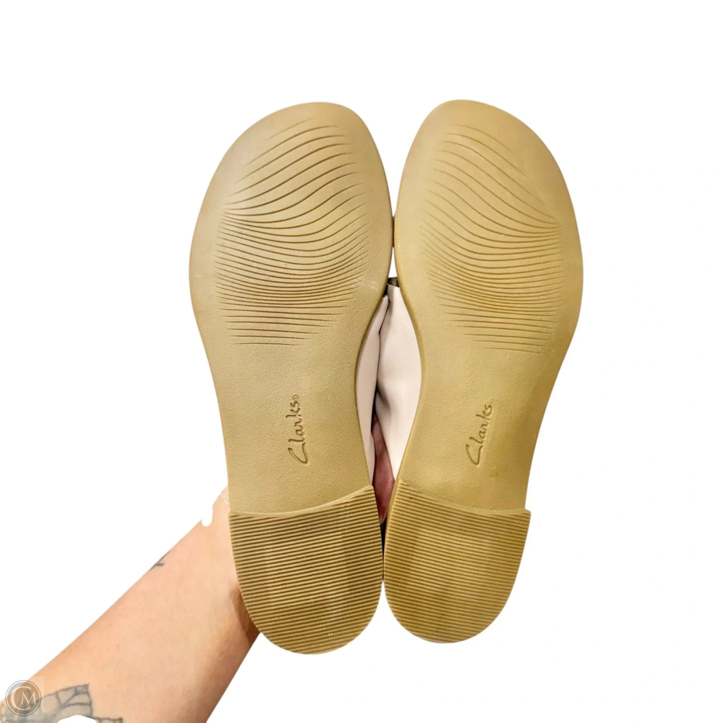 Sandals Flats By Clarks In Pink, Size: 8