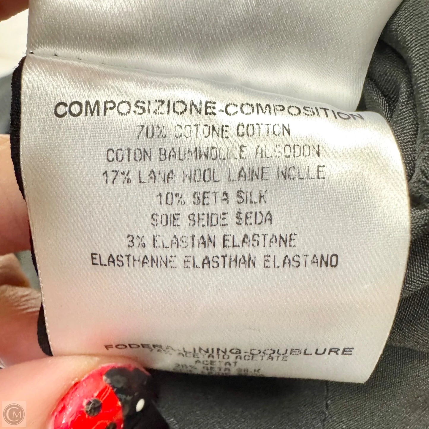 Dress Luxury Designer By Gucci In Black & Red, Size: Xs