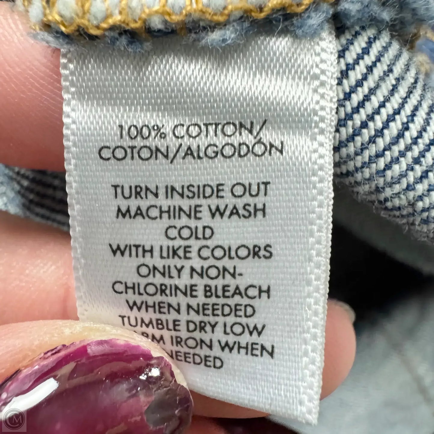 Skirt Mini & Short By Loft In Blue Denim, Size: 10