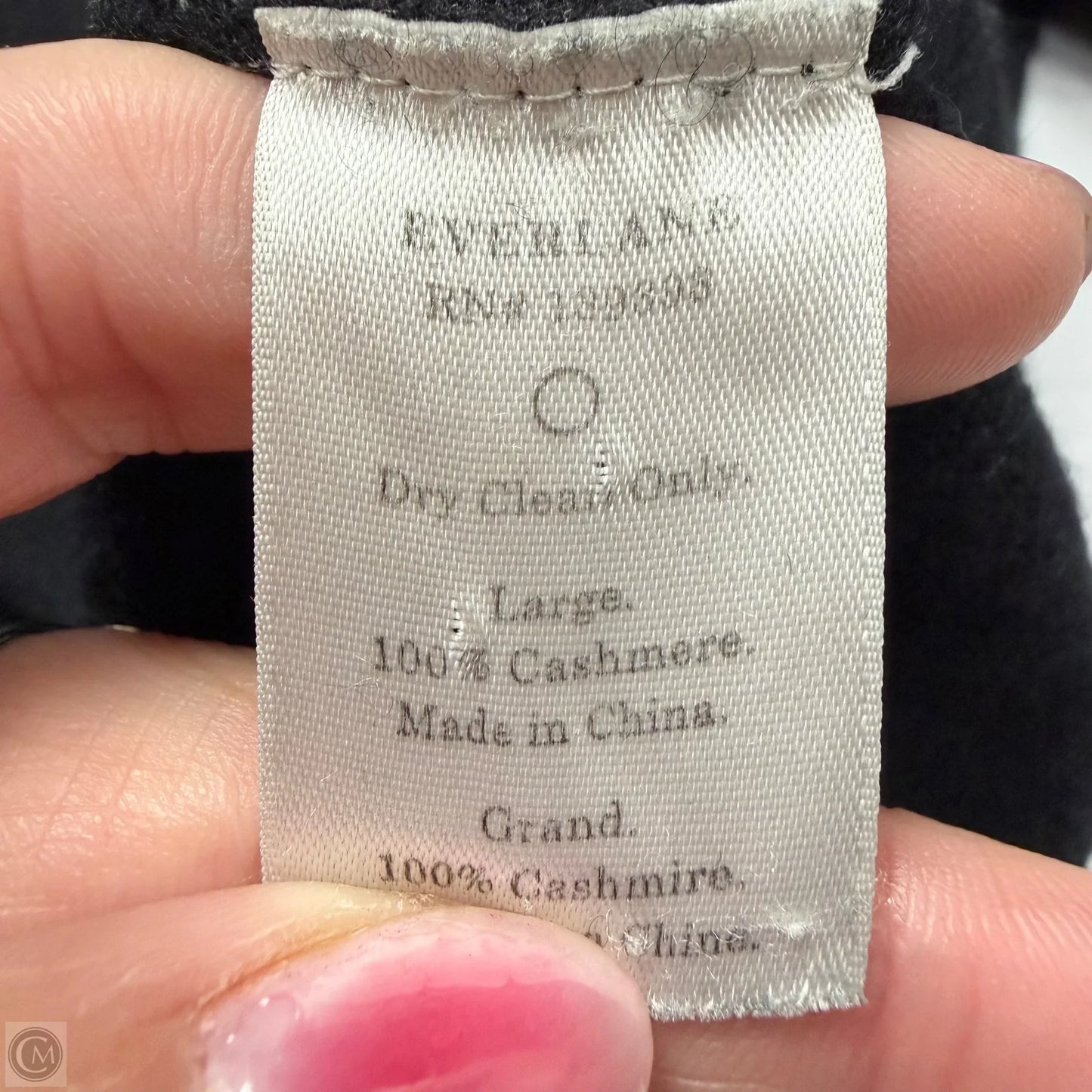 Sweater By Everlane In Black, Size: L