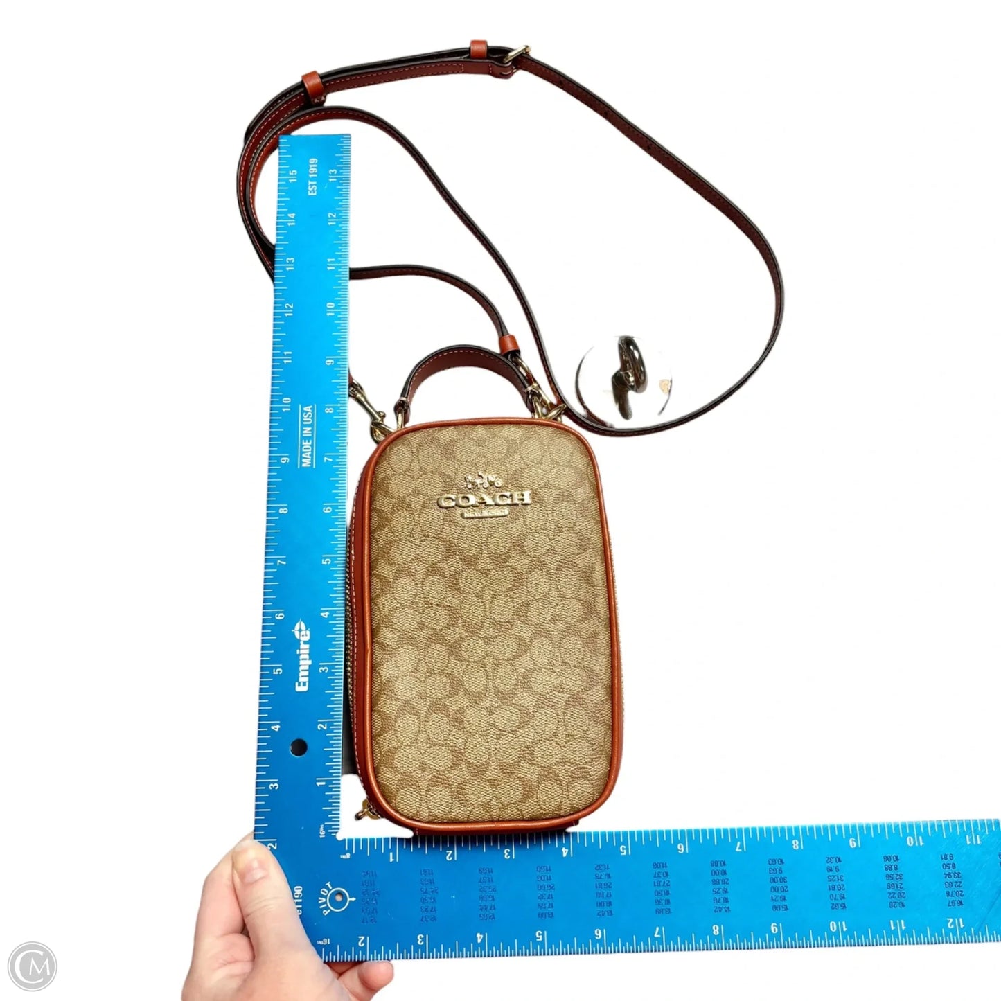 Crossbody Designer By Coach, Size: Small