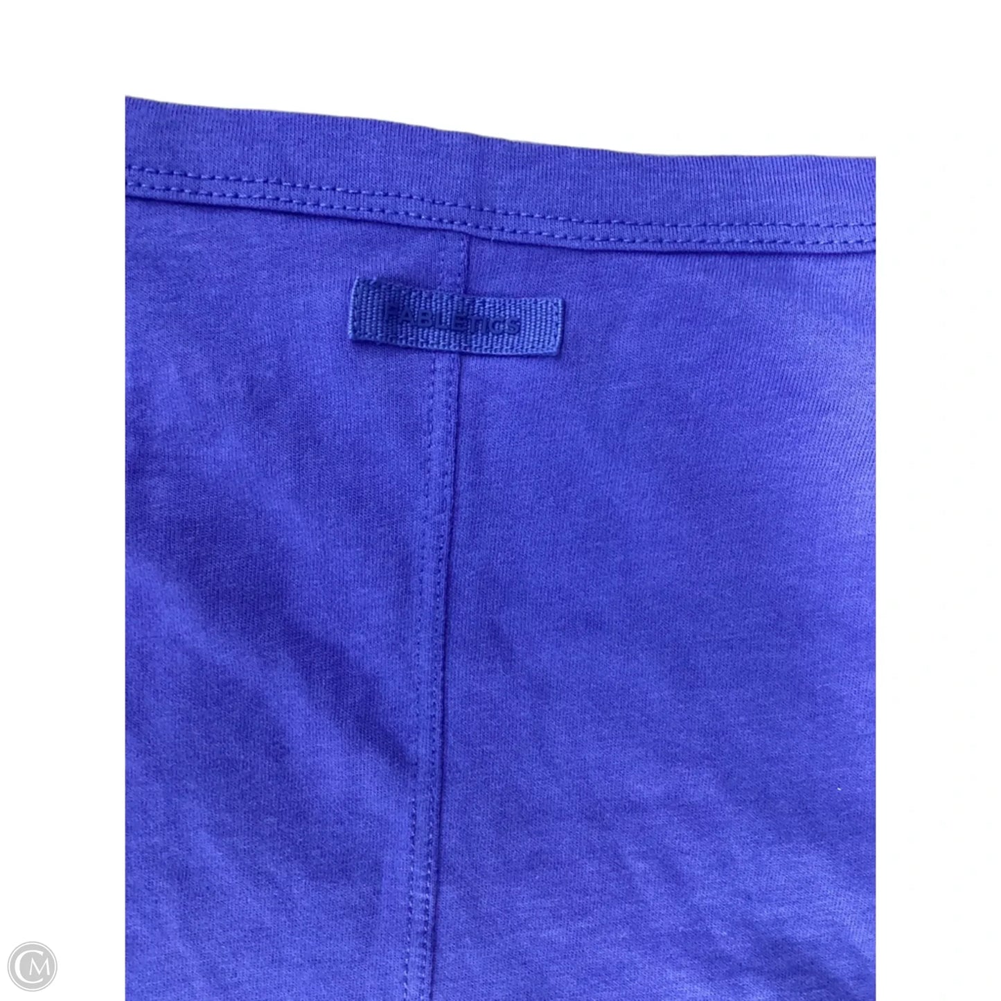 Athletic Top Short Sleeve By Fabletics In Purple, Size: Xl