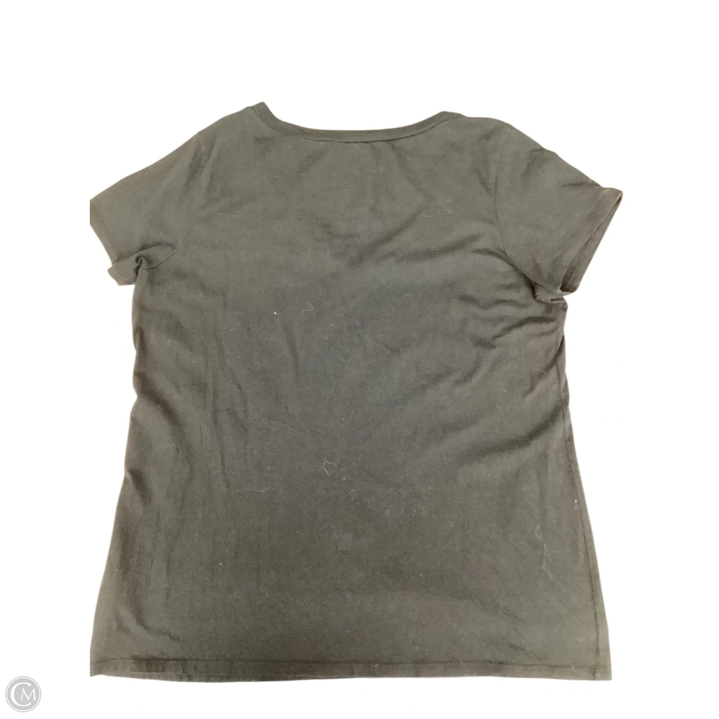 Top Short Sleeve Basic By Torrid In Black, Size: L