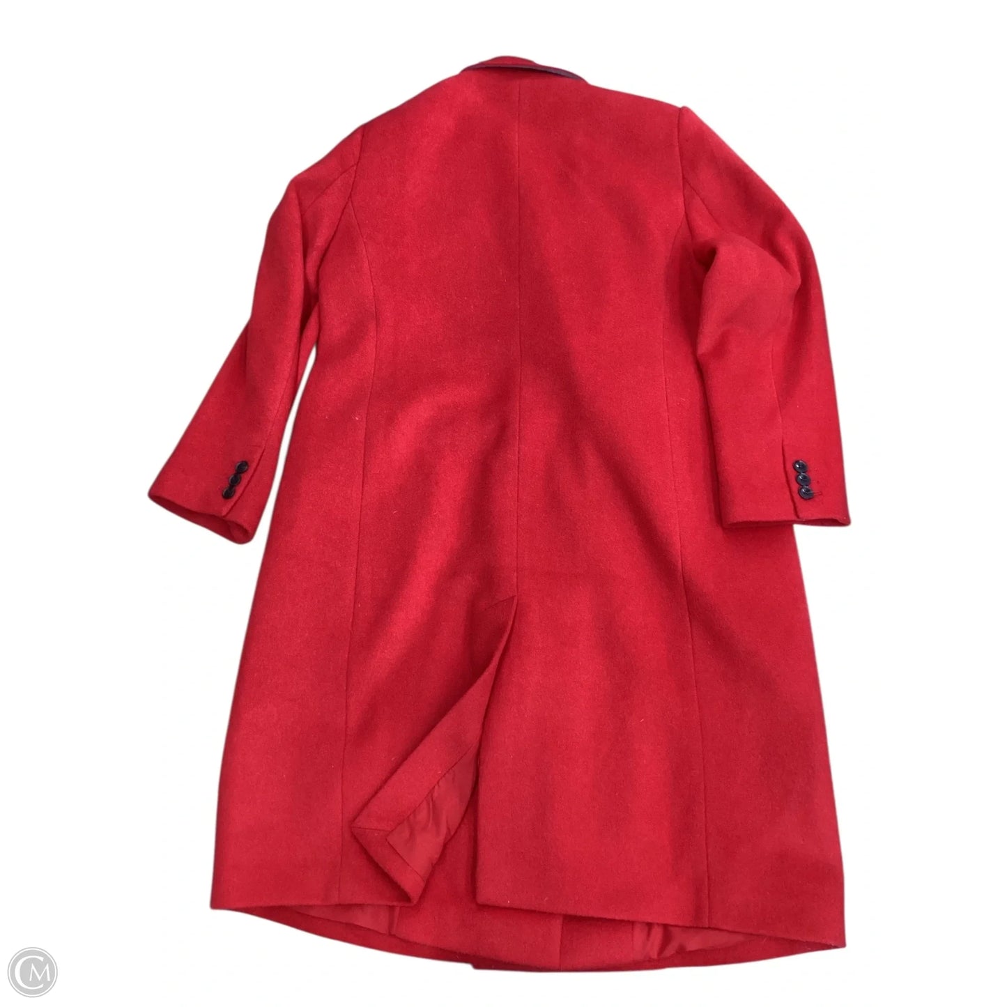 Coat Peacoat By Loft In Red, Size: Xl