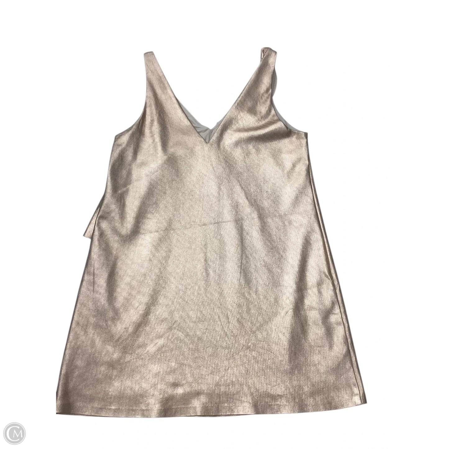 Dress Party Short By Zara In Rose Gold, Size: M