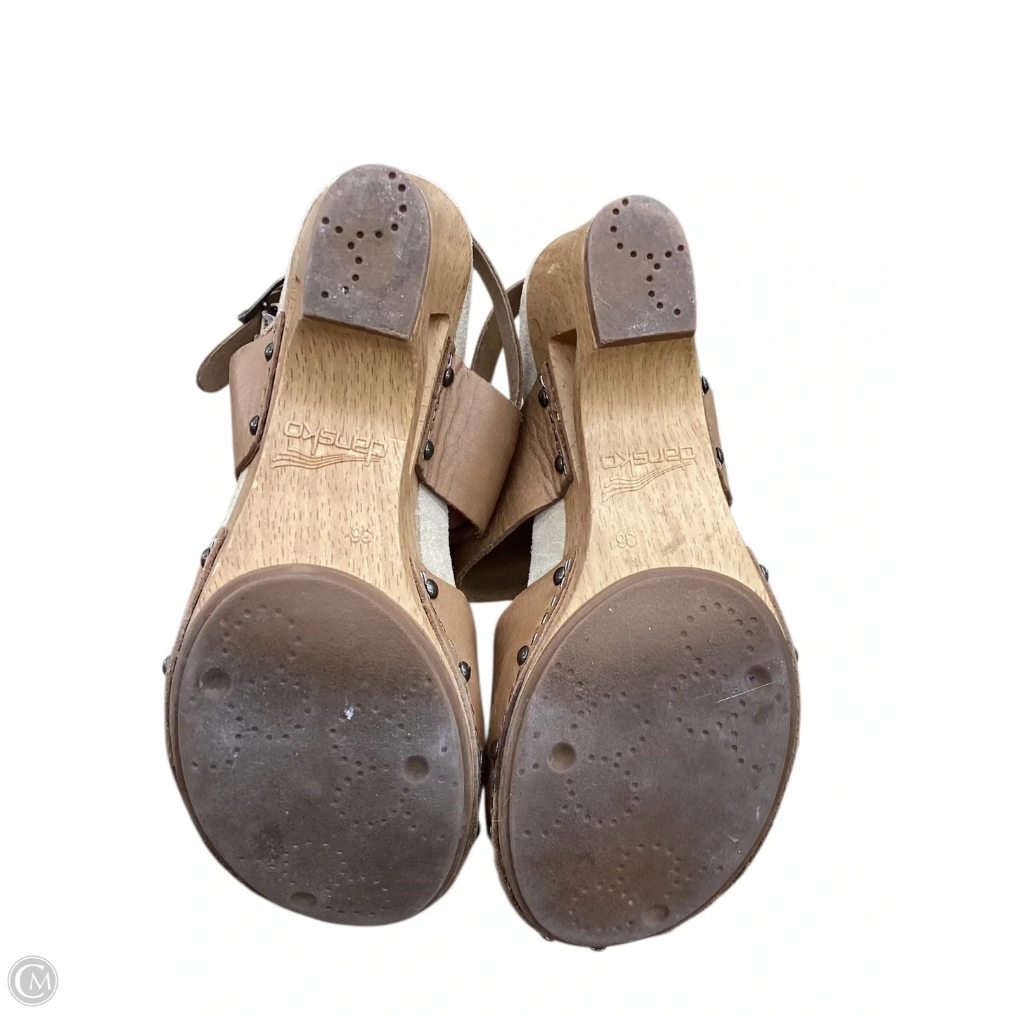 Shoes Heels Block By Dansko In Tan, Size: 6