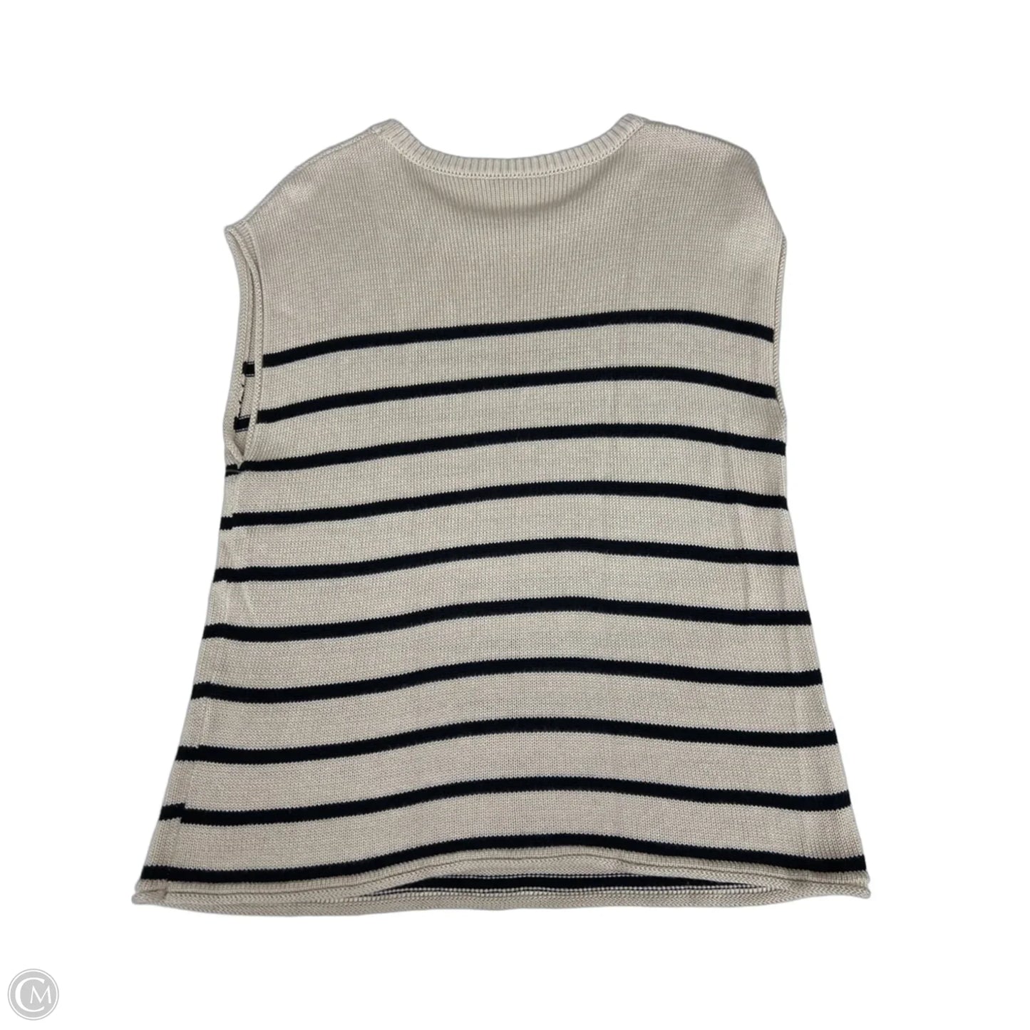 Top Sleeveless By Clothes Mentor In Tan, Size: S