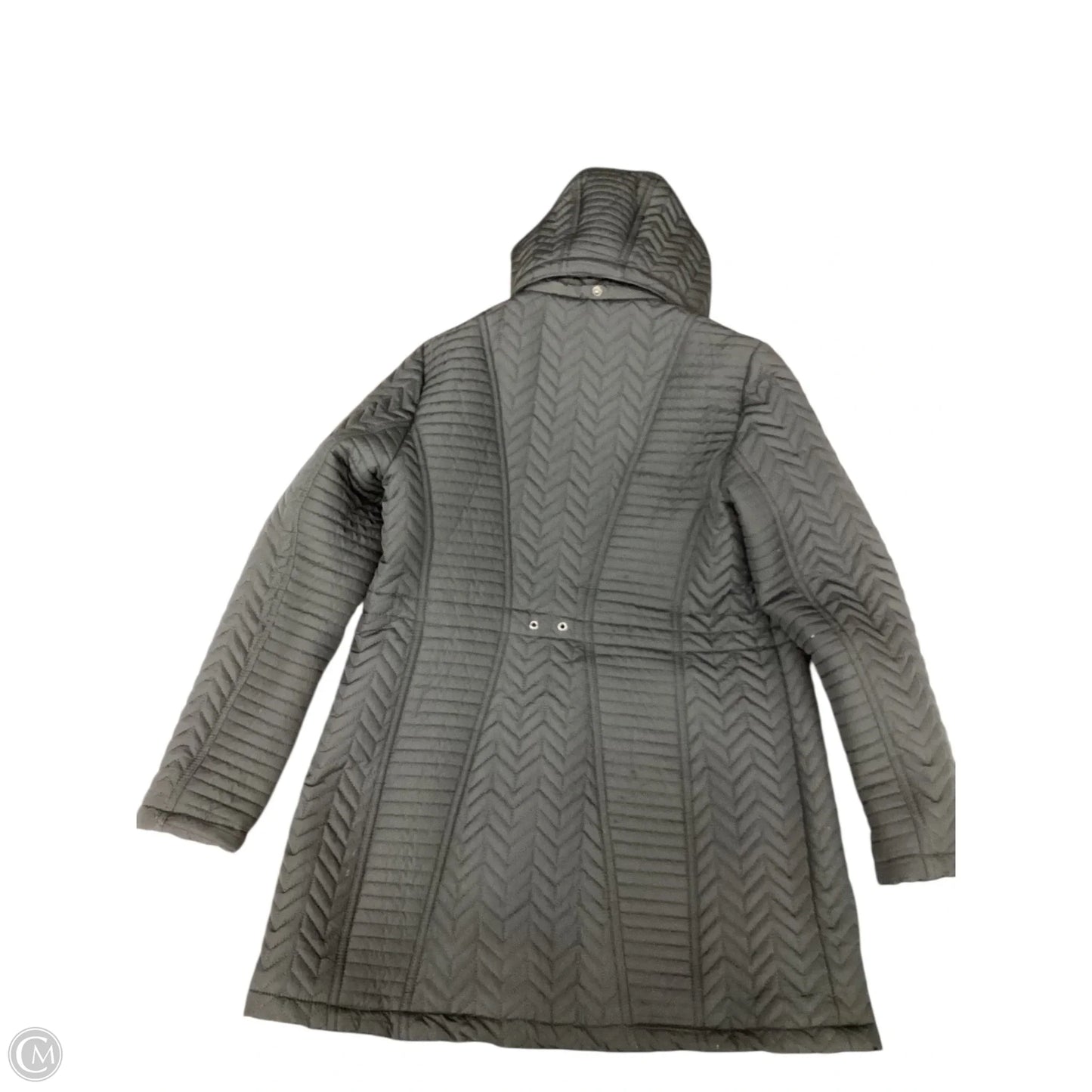 Coat Puffer & Quilted By Weatherproof In Black, Size: L