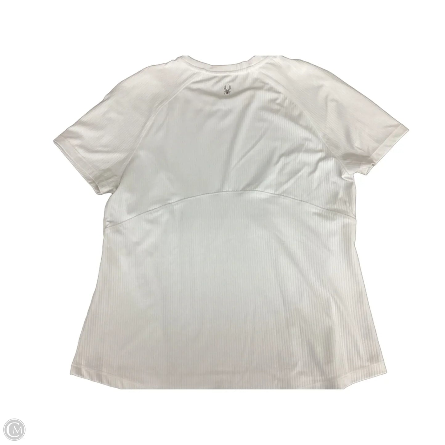 Athletic Top Short Sleeve By Spyder In White, Size: M