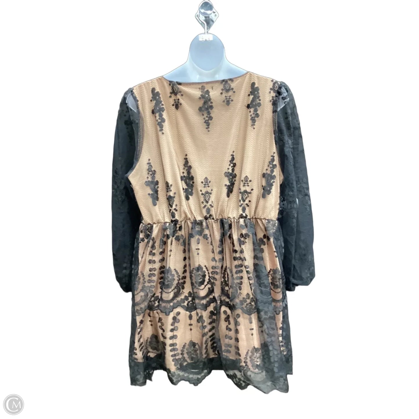 Dress Casual Short By Boohoo Boutique In Black & Brown, Size: 2x