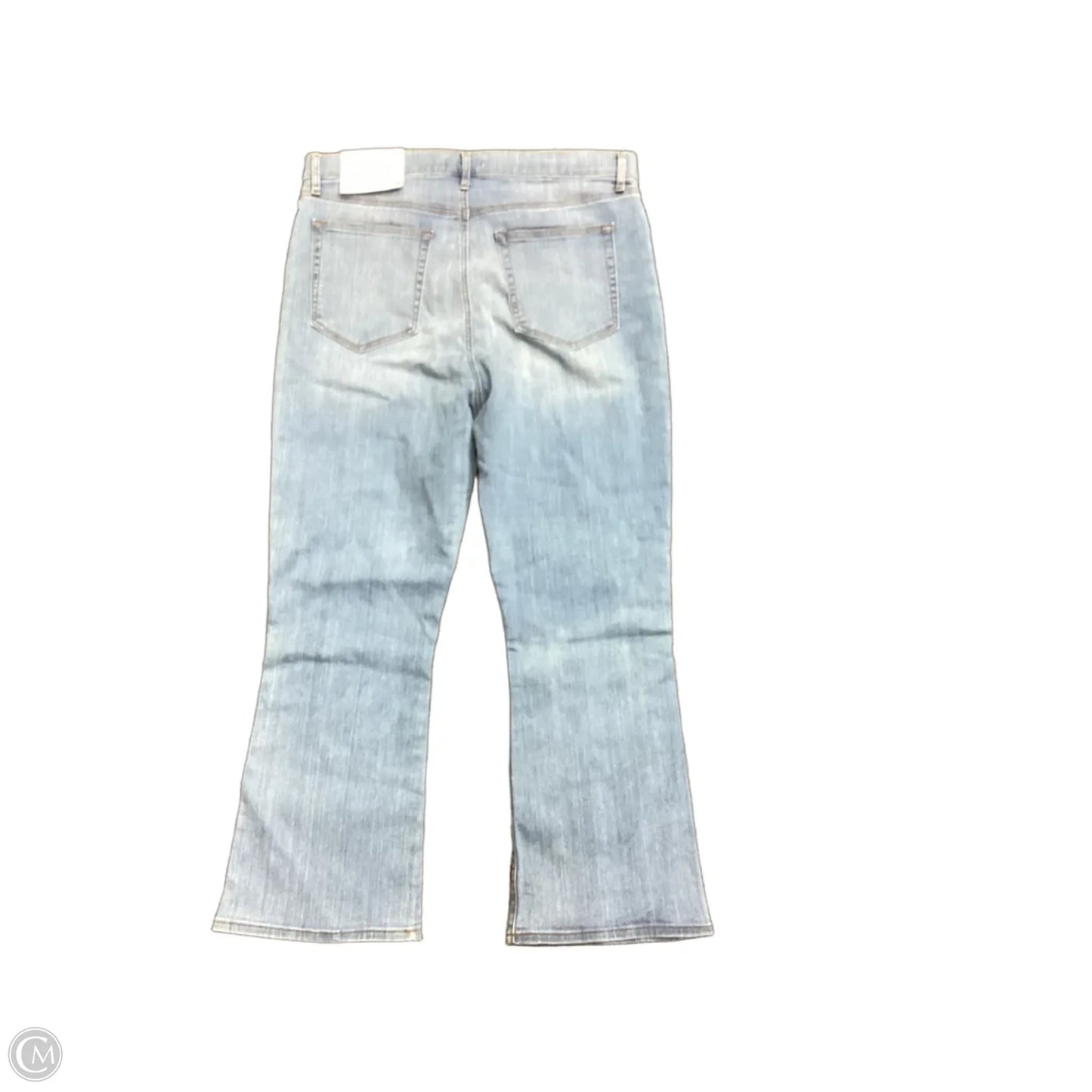 Jeans Cropped By Loft In Blue Denim, Size: 10