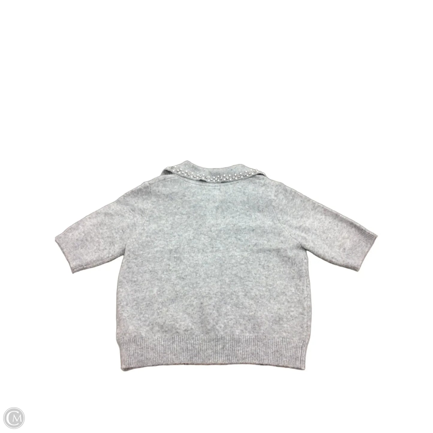 Sweater Short Sleeve By Cmc In Grey, Size: S