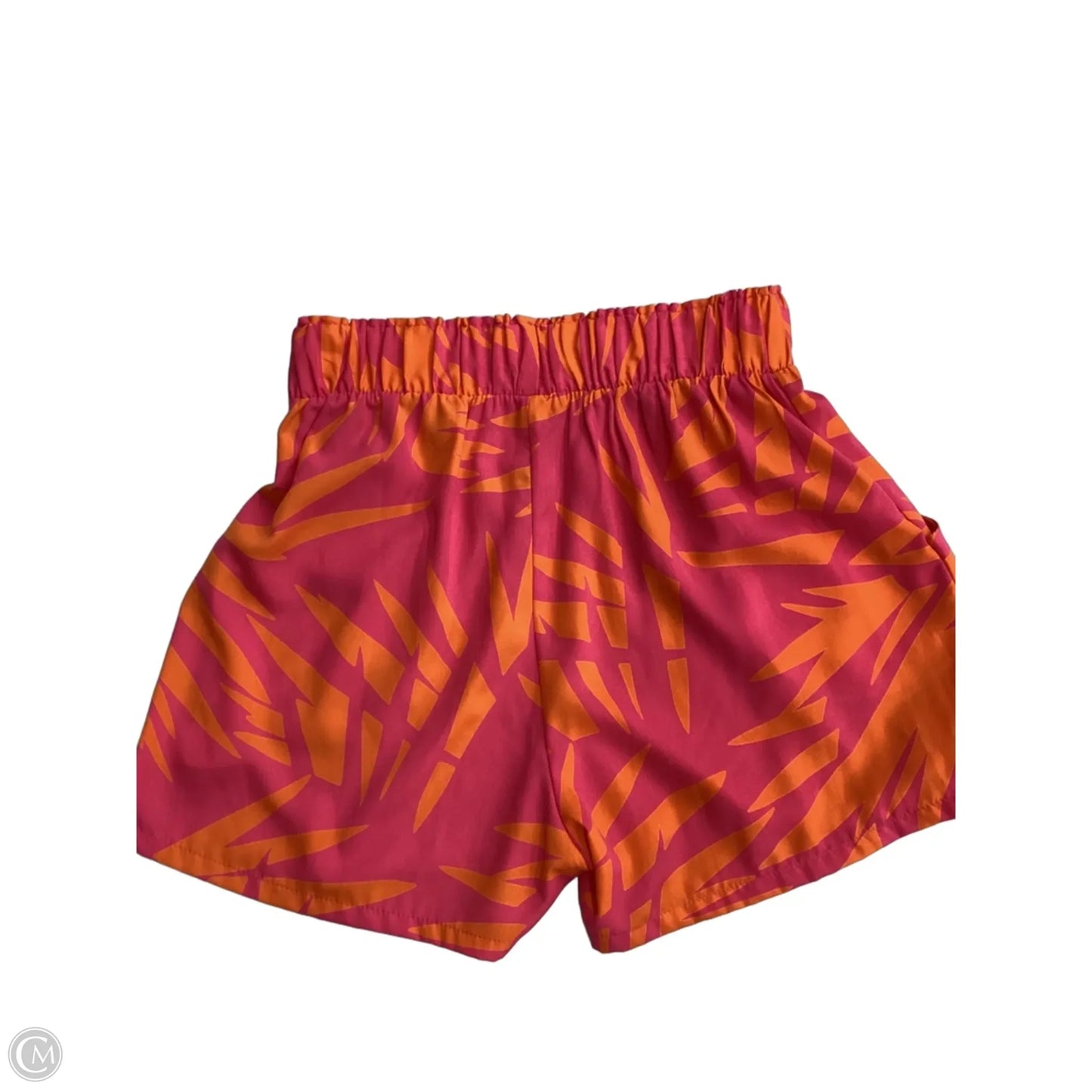 Shorts By Tyche In Orange & Pink, Size: M