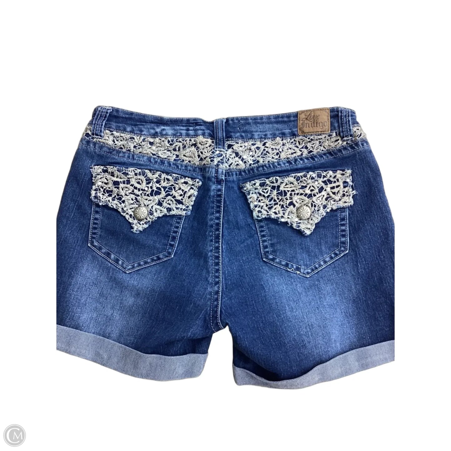 Shorts By Love Indigo In Blue Denim, Size: 12