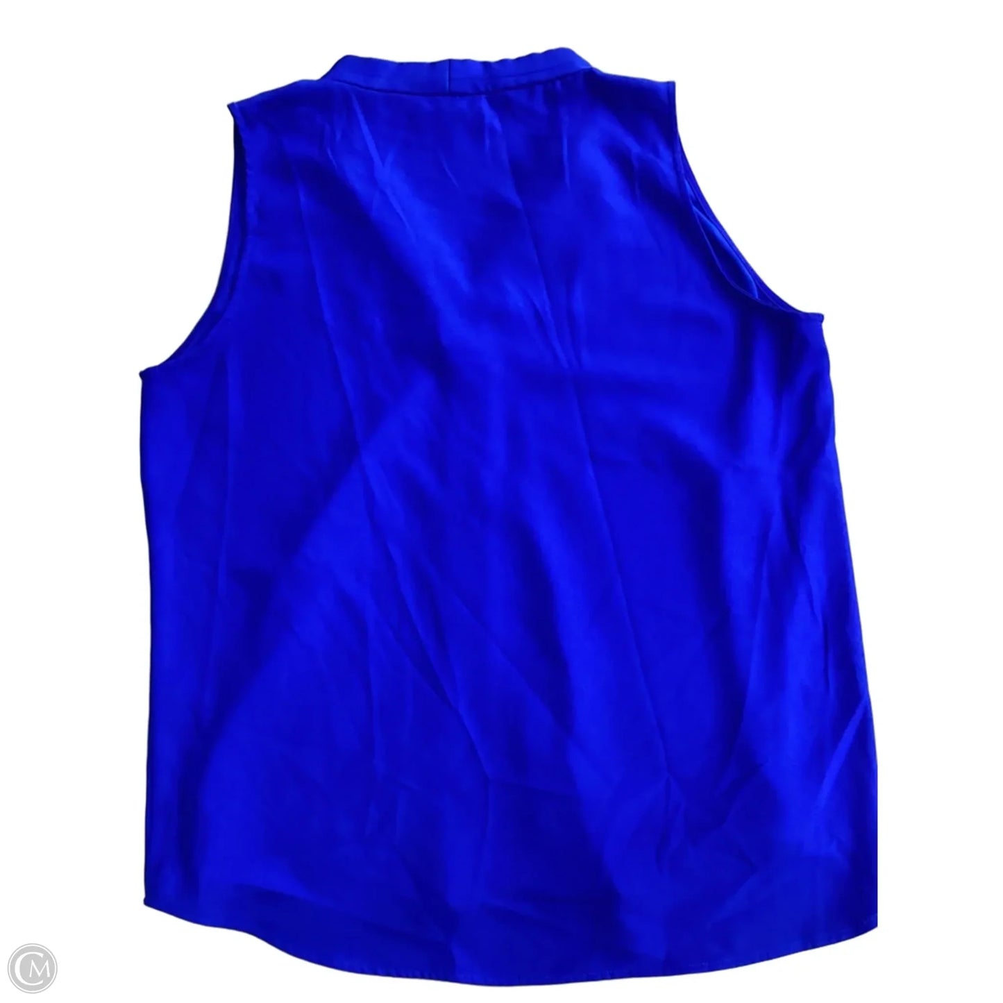 Blouse Sleeveless By Calvin Klein In Blue, Size: Xl