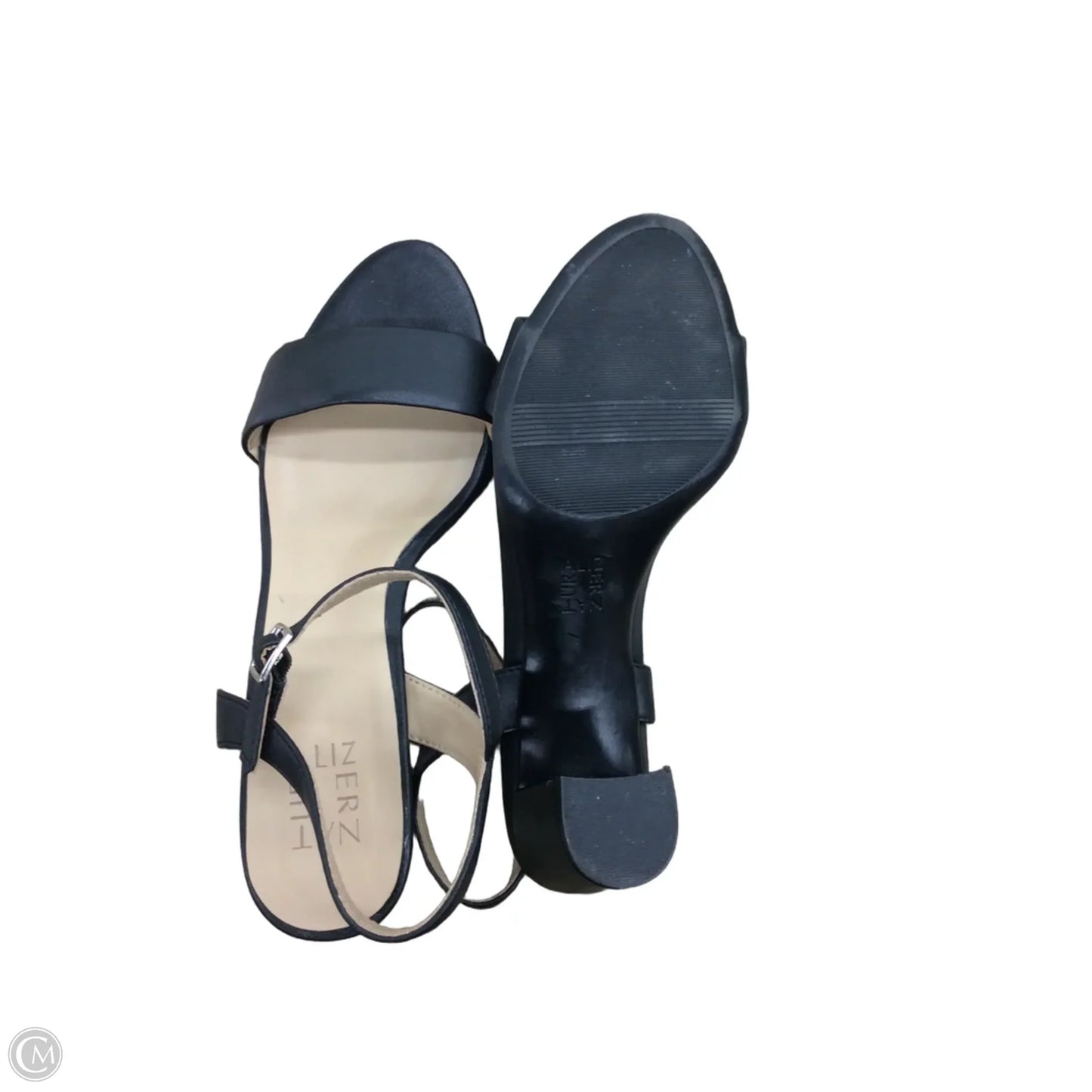 Sandals Heels Block By Naturalizer In Black, Size: 9