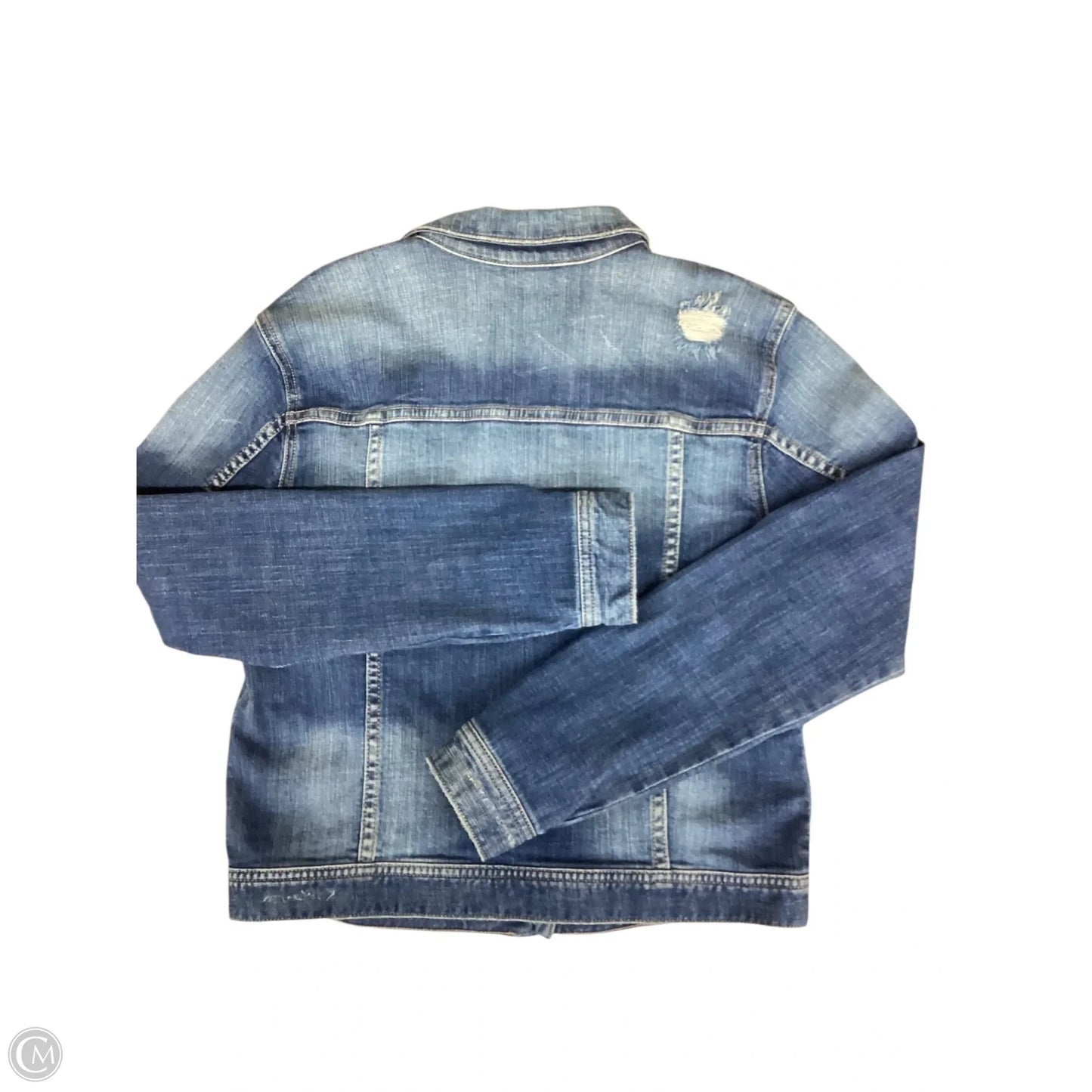Jacket Denim By Blue Rain In Blue Denim, Size: S