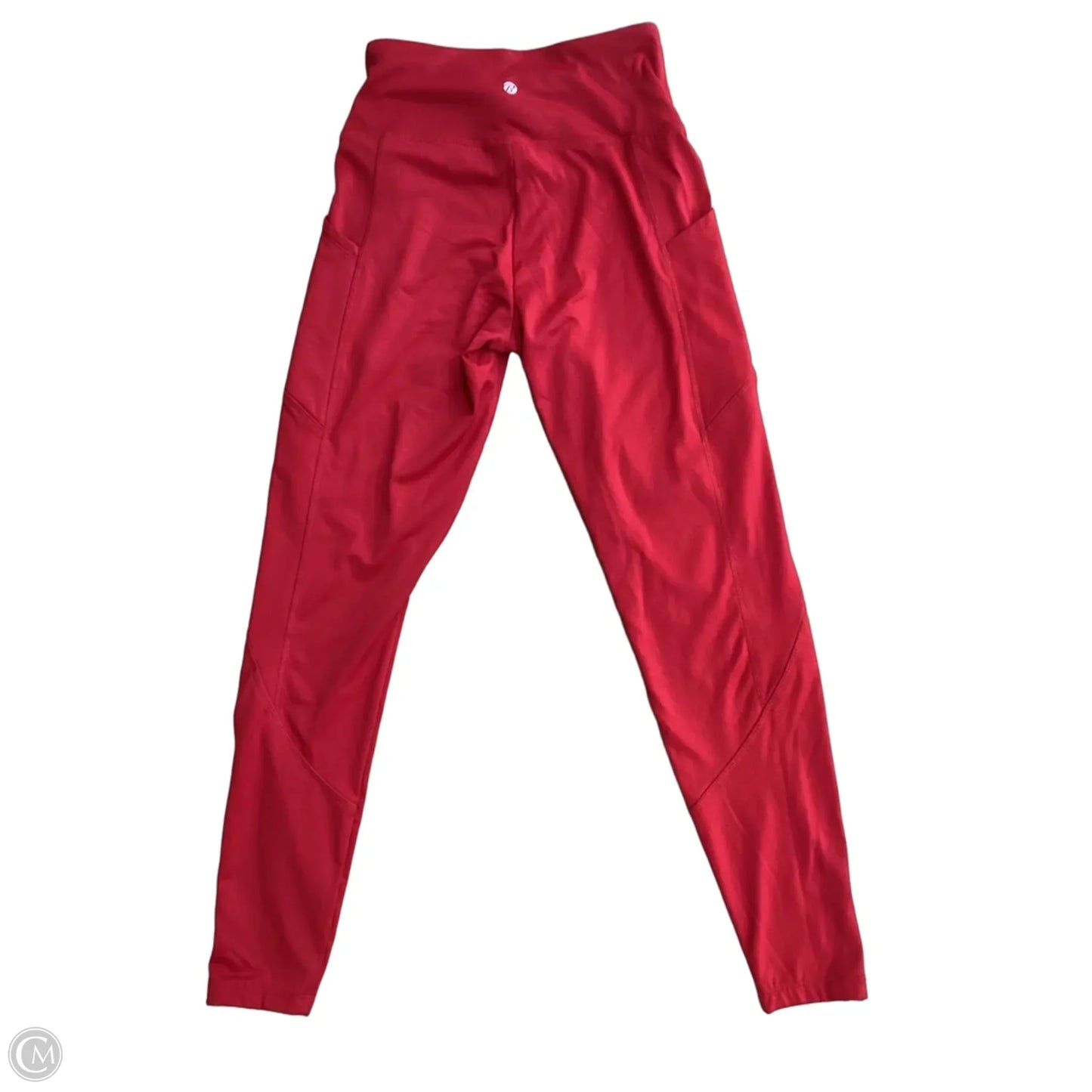 Athletic Leggings By Bally In Red, Size: S