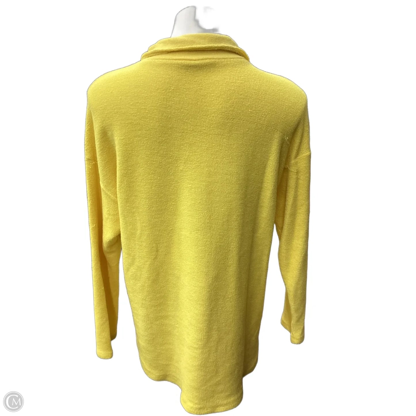Top Long Sleeve By Bucketlist In Yellow, Size: L
